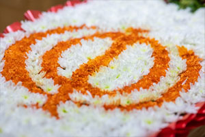 Sikh Flower Blanket