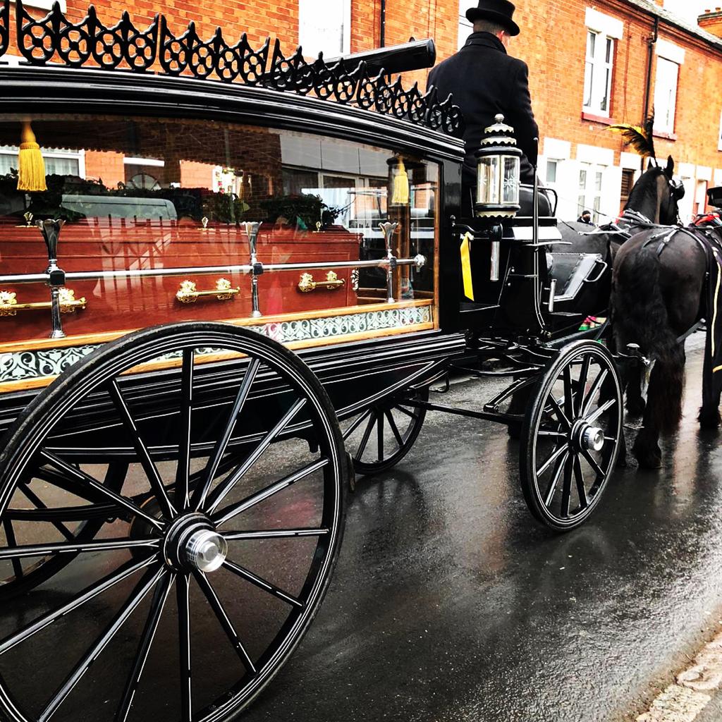 Funeral Horse & Carriage