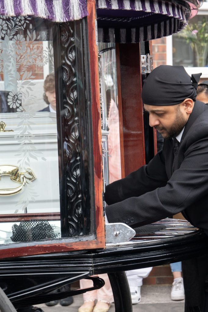 Funeral Arranged by Asian Funeral Homes along with funeral director Anand in Leeds.
